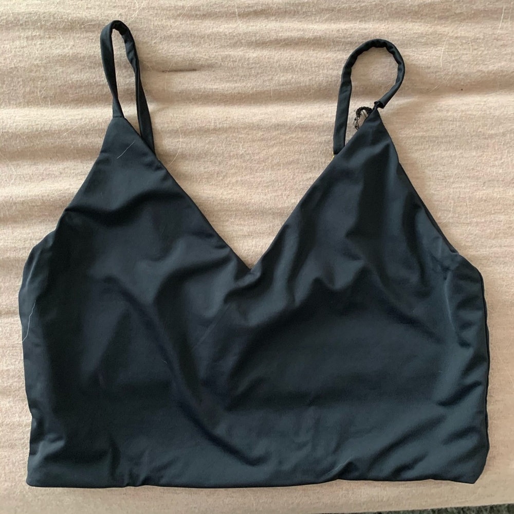 MYRA SWIM "THE SETH" TOP ~ BLACK.